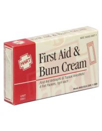 First Aid Burn Cream Unit 6/box -front view