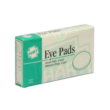 Sterile eye pads unit - front view