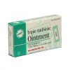 Triple antibiotic ointment in a 10 count unit box - front view