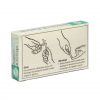 Back view of scissors and forceps unit packaging.