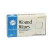 Benzalkonium chloride antibacterial wound wipes unit package.