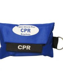 Patho-Shield Plus Key Chain CPR Barrier with Gloves- front view