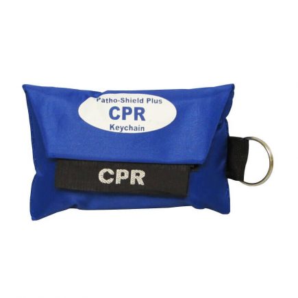 Patho-Shield Plus Key Chain CPR Barrier with Gloves- front view
