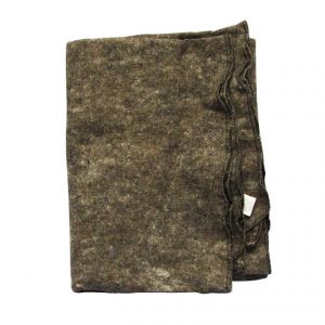Wool Blend Fire Blanket - top view of folded product.