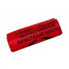 Red Biohazard Bags - 50/roll - rolled view