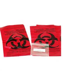 Red Biohazard Bags - 2/bags - display view