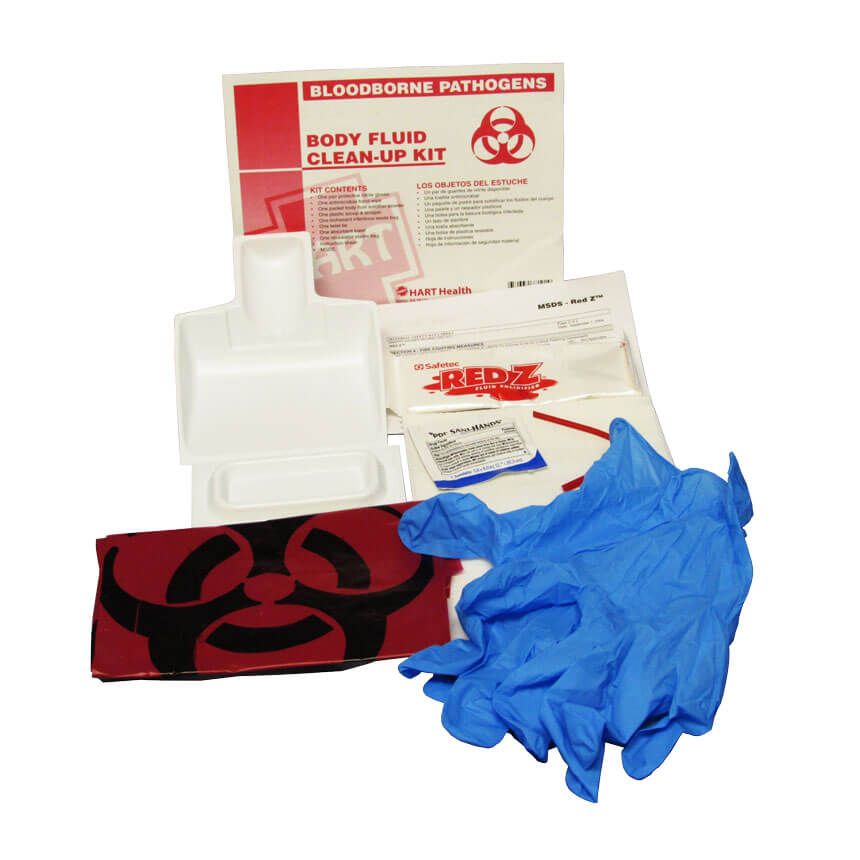 Blood Clean Up Kit  Body Fluid Clean Up - First Aid Supplies Online