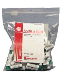Sooth-A-Sting Swabs 100 bag - Front View