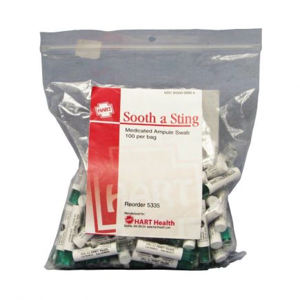 Sooth-A-Sting Swabs 100 bag - Front View