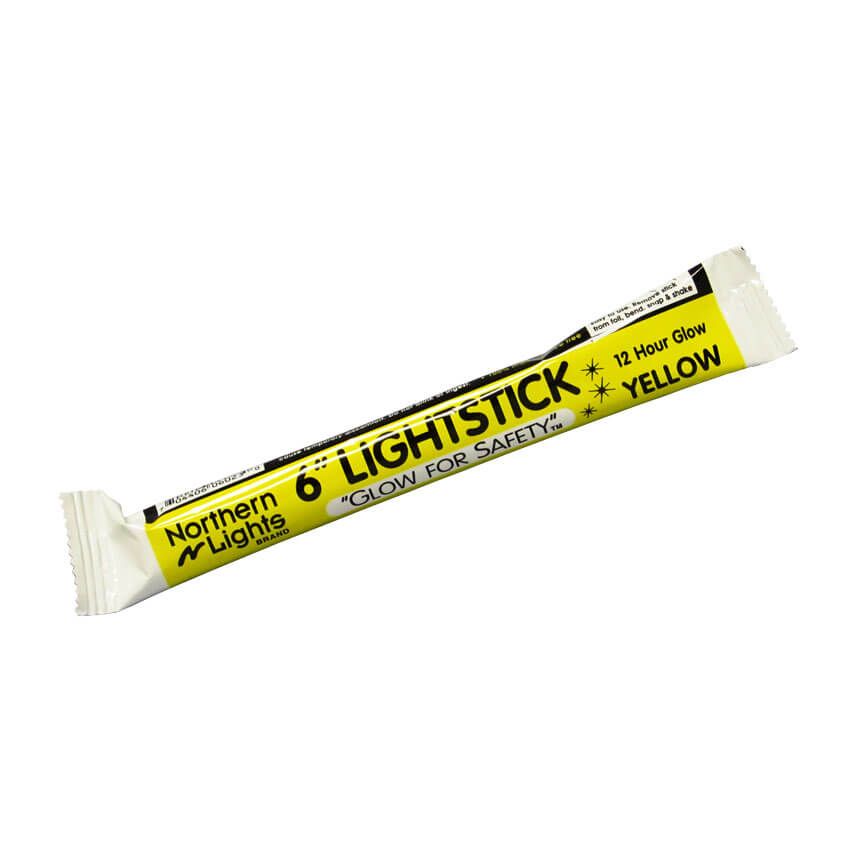 tavle støj opføre sig Northern Lights 6" Yellow Lightstick-12 Hour Glow • First Aid Supplies  Online