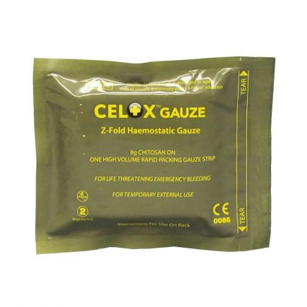 Celox Z-Fold Hemostatic Gauze - 3