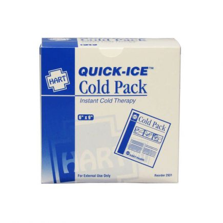 Large Instant Ice Pack in box - front view