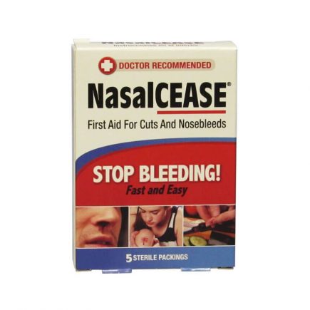 NasalCease stop bleeding packings - 5/box front view