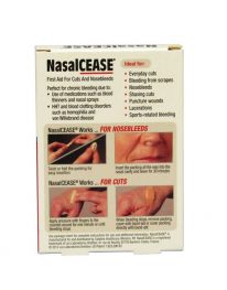 NasalCease stop bleeding packings -5/box rear view