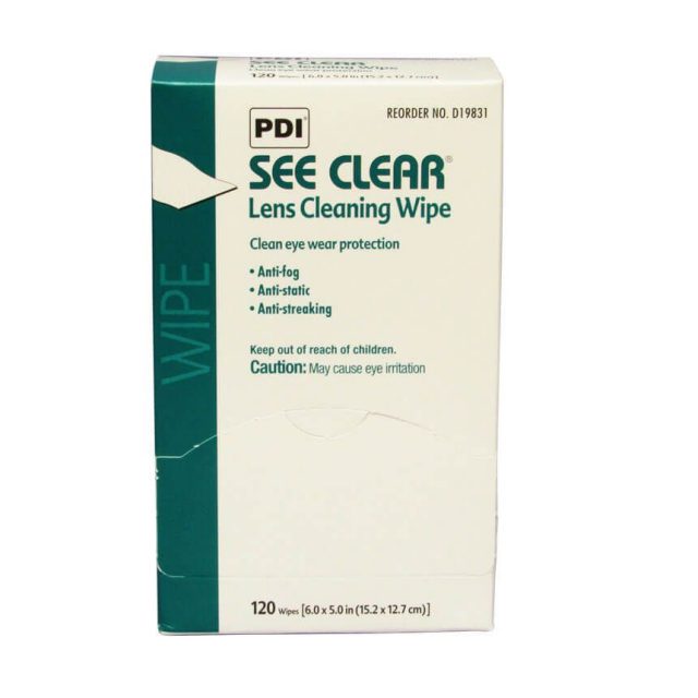 See Clear(R) Lens Cleaning Wipes 120/box