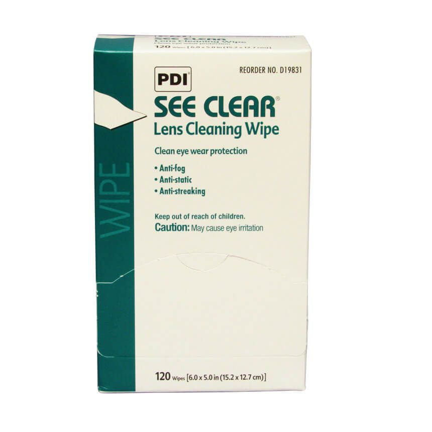 See Clear(R) Lens Cleaning Wipes - 120/box