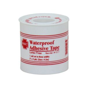 Tri-cut adhesive tape on a spool with cover.