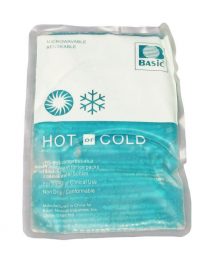 Reusable hot or or cold gel back - front view