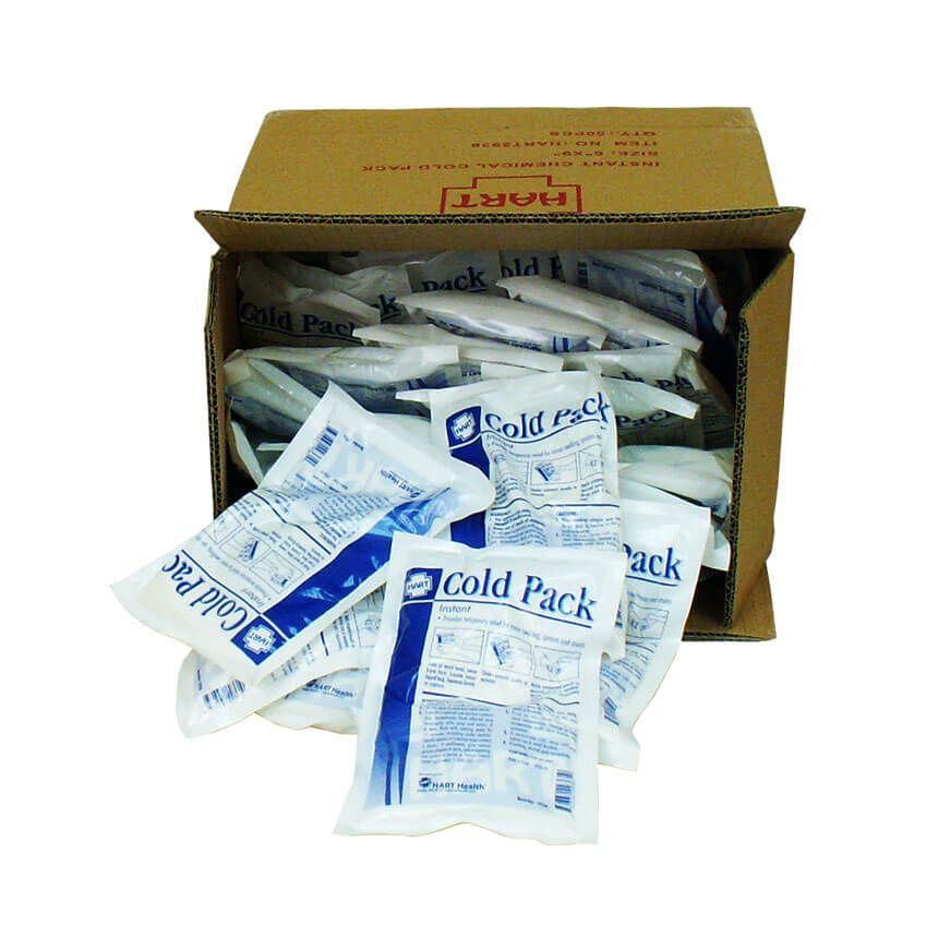 Large Instant Ice Pack Bulk Pack - 50/box