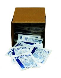 Small instant ice pack bulk pack 25/box - opened view