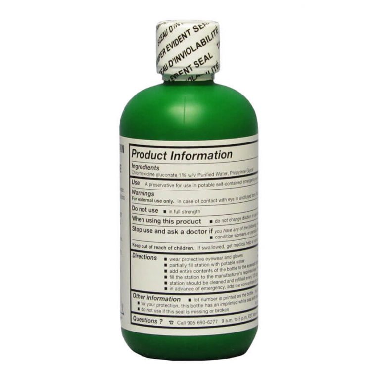 Eye Wash Station Preservative 8 oz. bottle