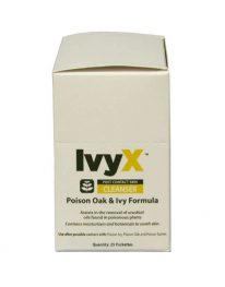 IvyX Poison Oak and Ivy Cleanser - 25/box - front view
