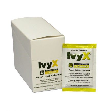IvyX Poison Oak and Ivy Cleanser - 25/box - display view