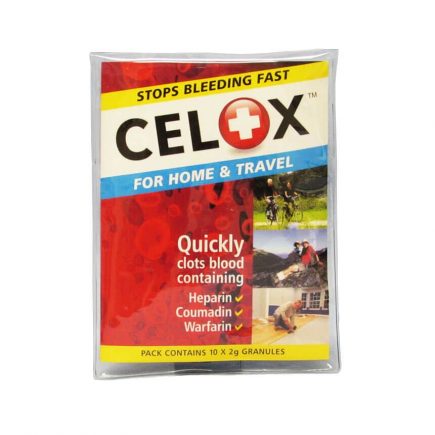 Celox Stop Bleeding Hemostatic Granules - 10/pack - front view