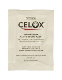 Celox 2 gram pouch - front view