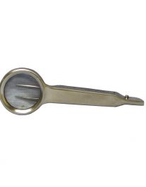 Tweezers With Magnifier - top view