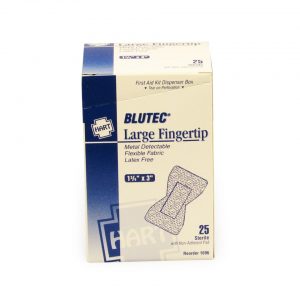 BluTec Large fingertip metal detectable bandages - 25box