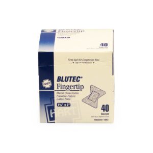 Blutec fingertip metal detectable bandages 40box