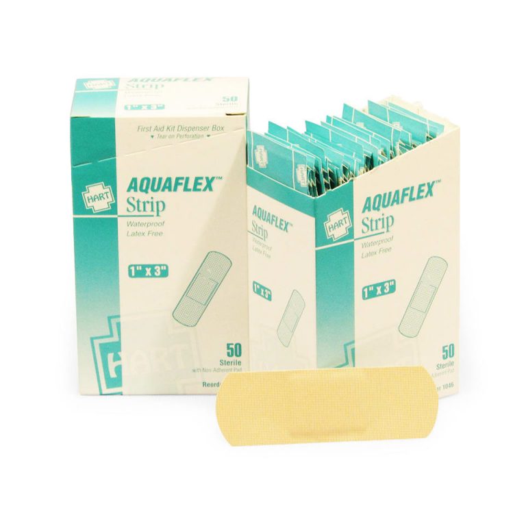 Aquaflex Waterproof Adhesive Strip Bandages • First Aid Supplies Online