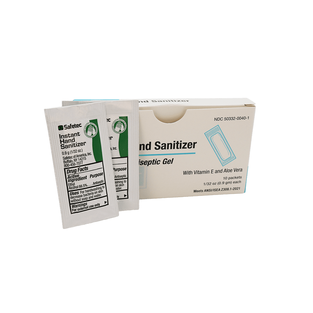 Hand Sanitizer Unitized .9-gram Packet - 10/Unit Box - Image 2