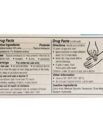 PVP Iodine Antiseptic Wipes - 10/unit box - Image 2