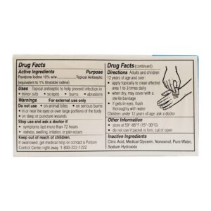 PVP Iodine Antiseptic Wipes - 10/unit box - Image 2