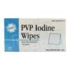 PVP Iodine Antiseptic Wipes - 10/unit box