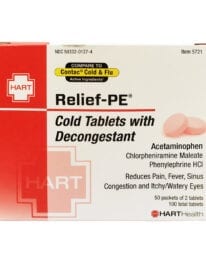 Relief - PE Cold Tablets with Decongestant - Image 3