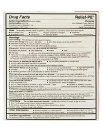 Relief - PE Cold Tablets with Decongestant - Image 2