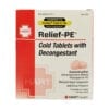 Relief - PE Cold Tablets with Decongestant - 125 Packet Box