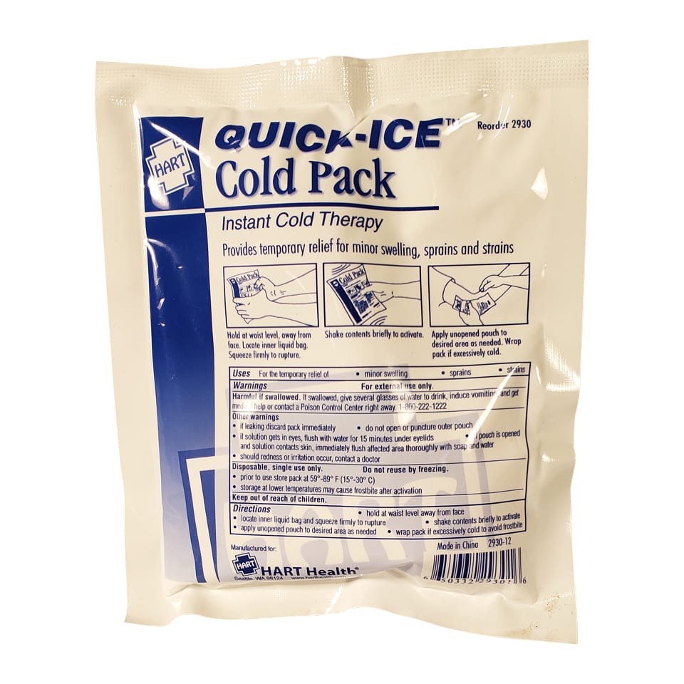 Small bulk instant ice pack 5X6 • First Aid Supplies Online