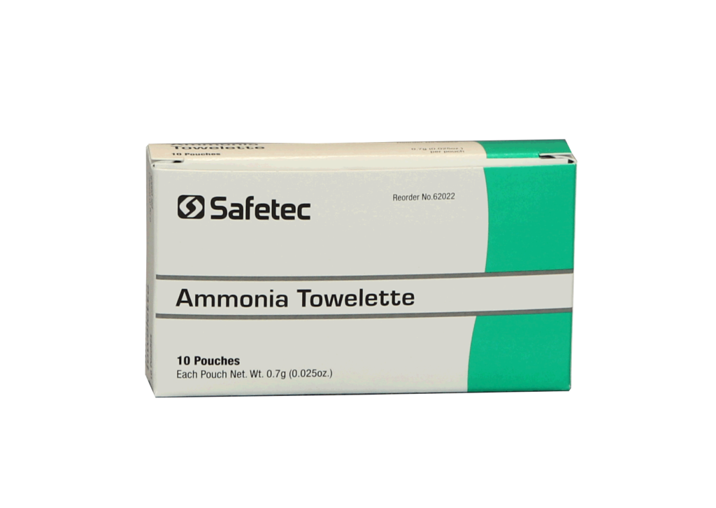 Ammonia Inhalant pads 10 unit box