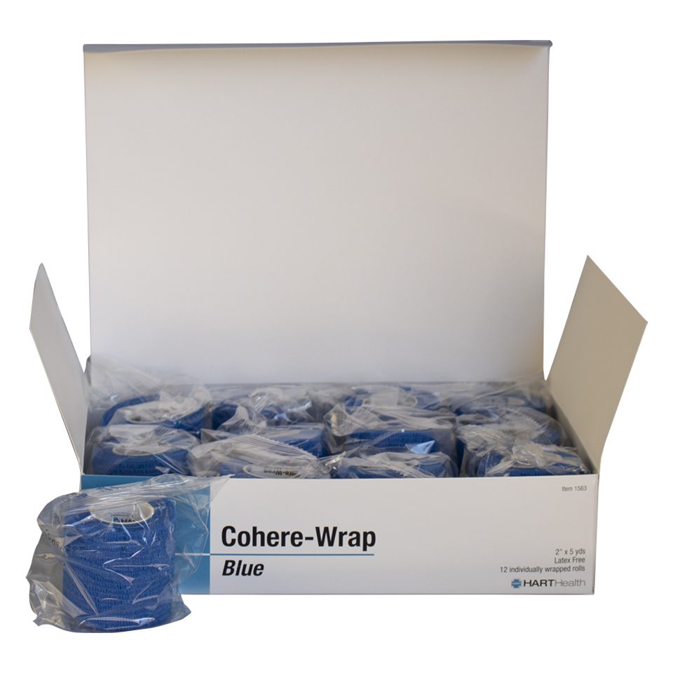 2" Blue Cohere-Wrap Self Adherent Wrap
