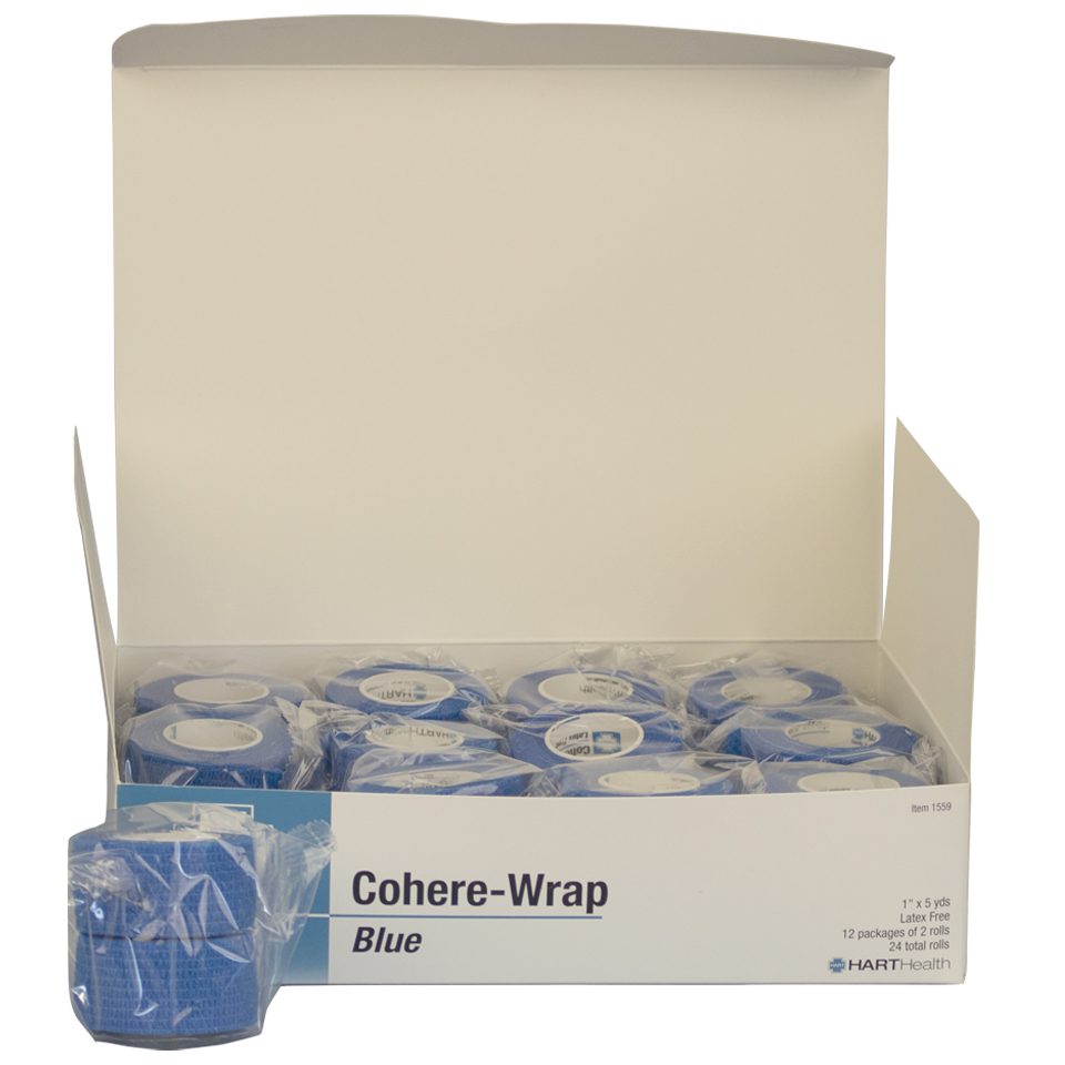 Blue Cohere Self Adherent 1'' - 2/pack