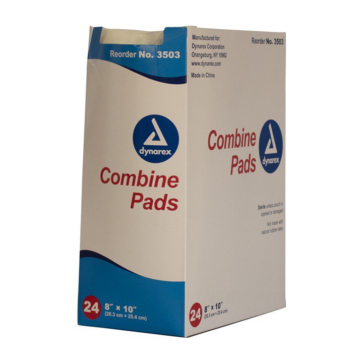 Dynarex Sterile Combine Pad 8" x 10"