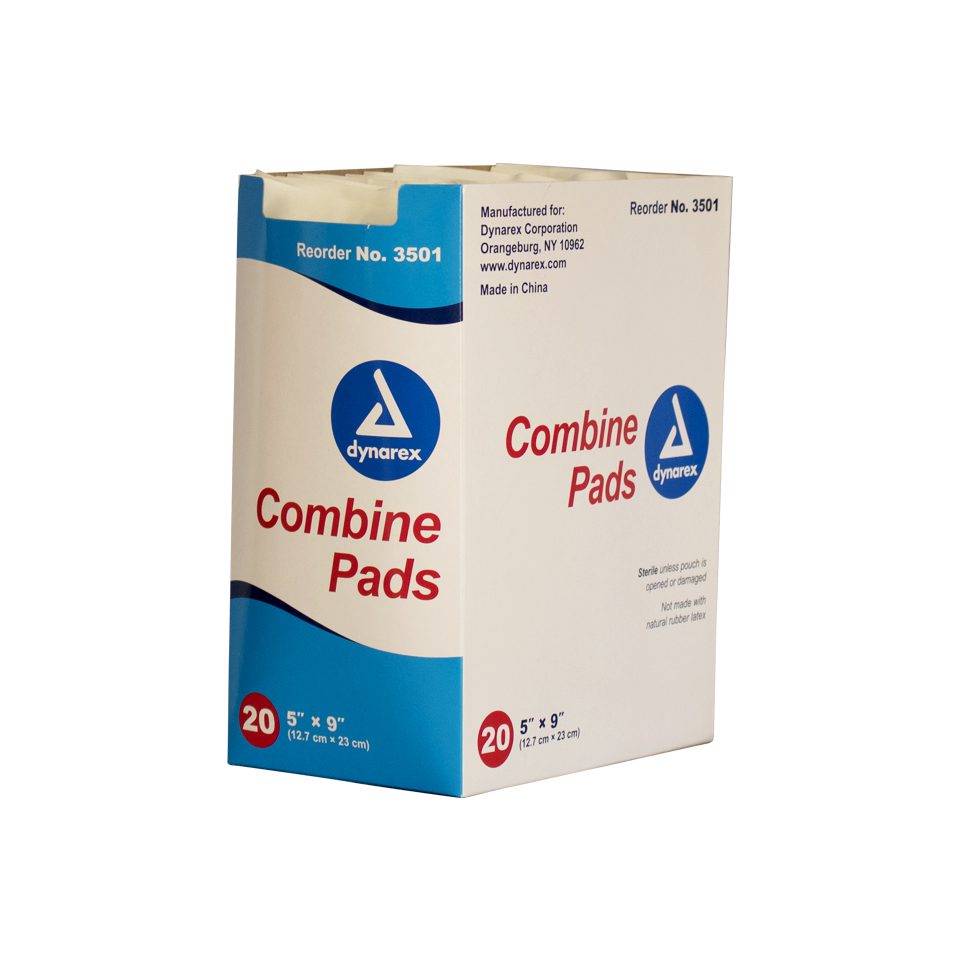 Dynarex Sterile Combine Pad 5" x 9"