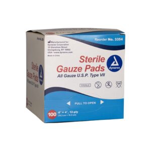 Dynarex Gauze Pads -100/box - Image 3