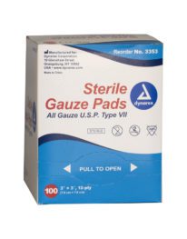 Dynarex Gauze Pads -100/box - Image 2