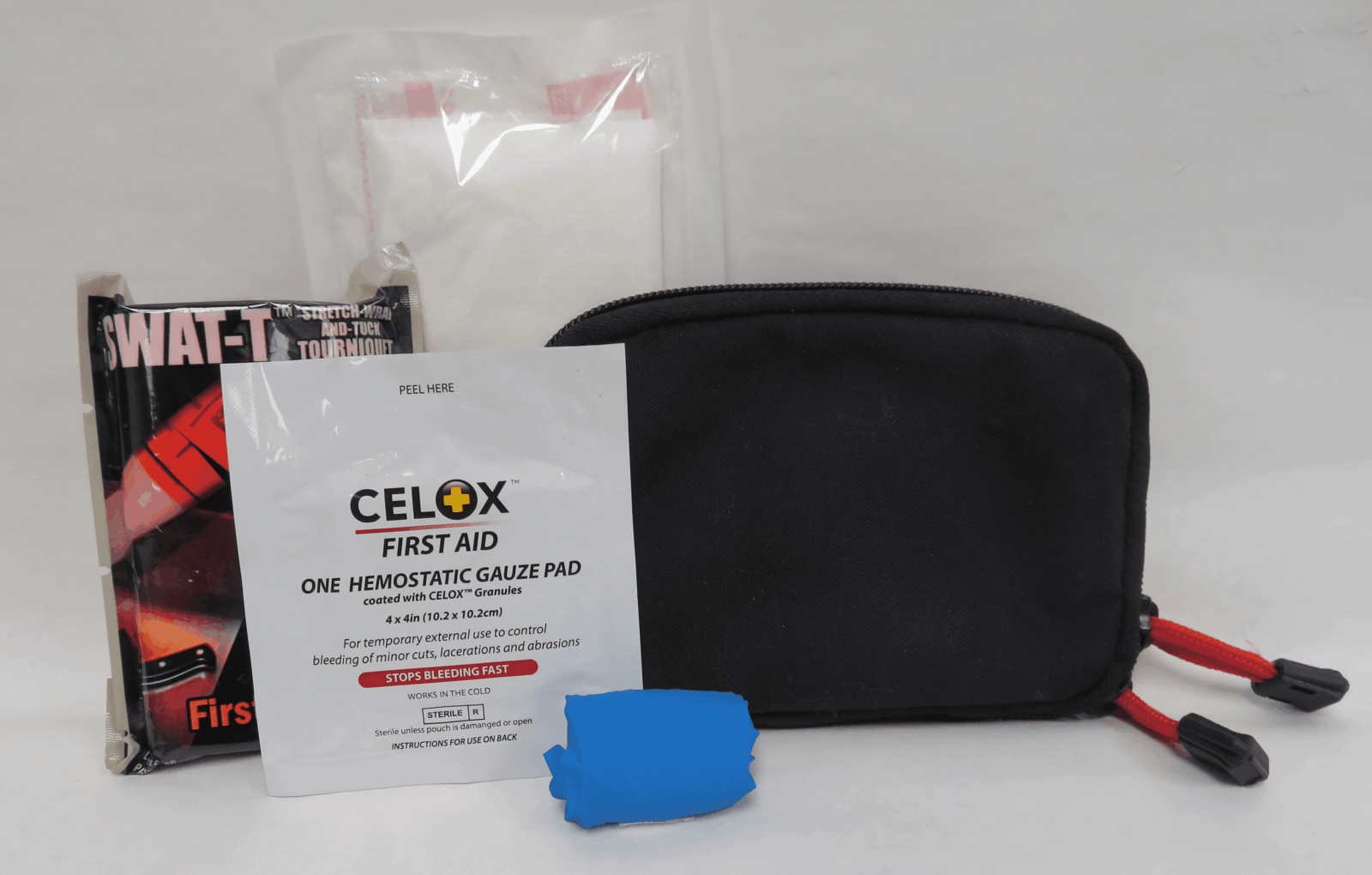 Celox stop bleeding belt/pocket trauma kit