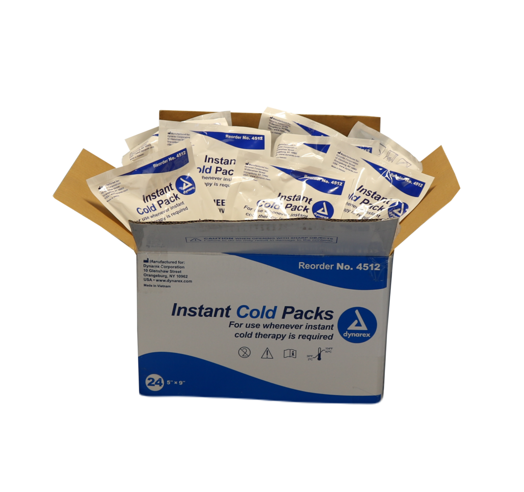 Dynarex Instant Cold Packs Large case of 24.